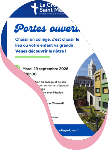 Portes ouvertes le mardi 26 septembre 2026